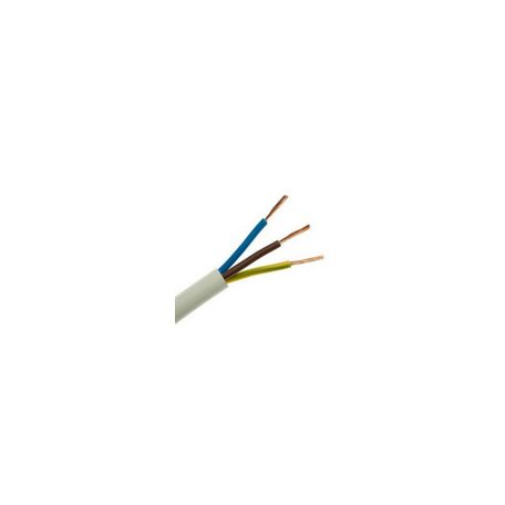 Műanyagköpenyű kábel H05VV-F 3x 1.5mm2 hajlékony 300V/U0 300V fehér H05VV-F (MT) 100m KÁBELgyártó MT3X1,5.