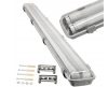 Berge 120 cm-es armatúra 2x18 W-os víztiszta fedéllel natúr fehér LED fénycsövekkel Berge 120 cm-es armatúra 2x18 W-os víztiszta fedéllel natúr fehér LED fénycsövekkel