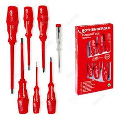 CSAVARHÚZÓ KÉSZLET ROTHENBERGER, szigetelt 1000V