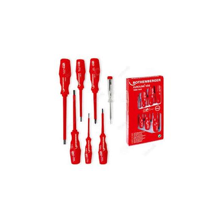CSAVARHÚZÓ KÉSZLET ROTHENBERGER, szigetelt 1000V