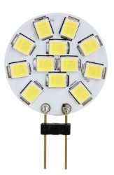 LED G4 2W 12V AC/DC 4000K 140lm 180°