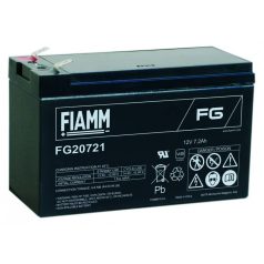 Fiamm FG20721 12V 7,2Ah zselés akkumulátor