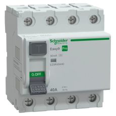 Áram-védőkapcsoló (Fi-relé) analóg 4P 40A 0.03A A-típus Easy9 Pro