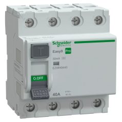   Áram-védőkapcsoló (Fi-relé) analóg 4P 40A 0.03A A-típus Easy9 Pro