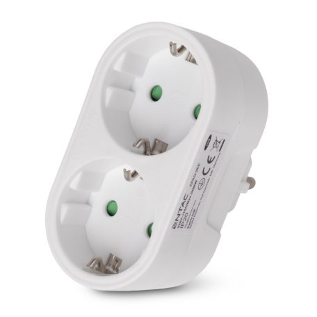Entac Hálózati Adapter 2 Aljzat (2 Földelt)