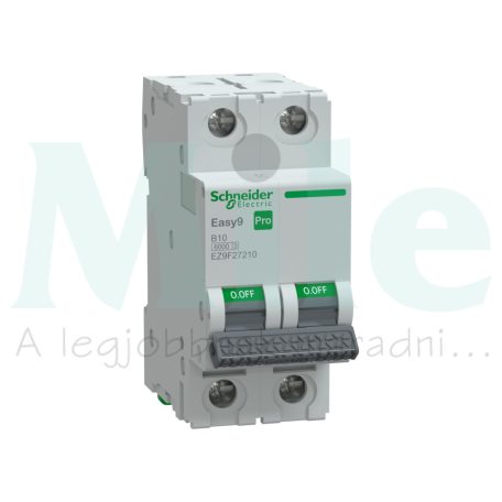 Kismegszakító 10A 2P B-jelleg 415V AC 6kA/60898 Easy9 Pro Schneider EZ9F27210