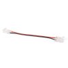 Avide C-LED Szalag 12-24V csatlakozó, forr.mentes, fehér-2eres, 8mm