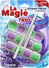 LA MAGIÉ POWER FRESH WC Rúd ECO PACK 3X40g Levendula illattal LA MAGIÉ POWER FRESH WC Rúd ECO PACK 3X40g Levendula illattal