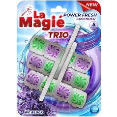   LA MAGIÉ POWER FRESH WC Rúd ECO PACK 3X40g Levendula illattal