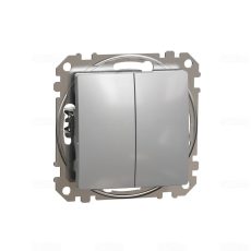 Sedna ÚJ Csillárkapcsoló, rugós bekötés, 10AX, (105), alumínium SDD113105 Schneider