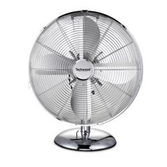   Techwood TVI-335 fém asztali ventilátor, 30 cm-es lapátátmérő, 45 W, 3 sebesség, oszcillálás, hálózati tápellátás