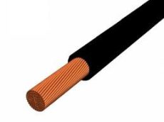 H07Z-K 1x2,5mm2 450/750V Fekete halogénmentes