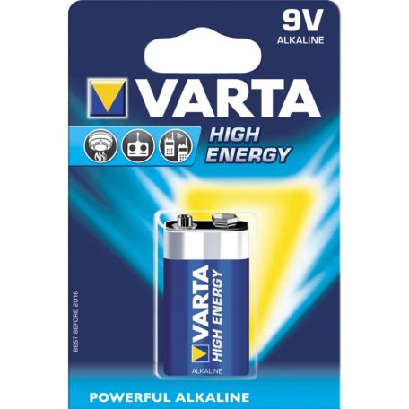 Varta Longlife Power Alkáli 9V Elem B2