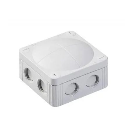 Kötődoboz 85x85x51mm falon kívüli, IP66/IP67, csavaros fedél, COMBI308