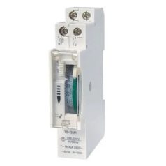   Időkapcsoló mechanikus napi 1modulos 230V, sínre szerelhető