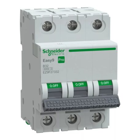 Kismegszakító 32A 3P B-jelleg 415V AC 6kA/60898 Easy9 Pro Schneider EZ9F27332