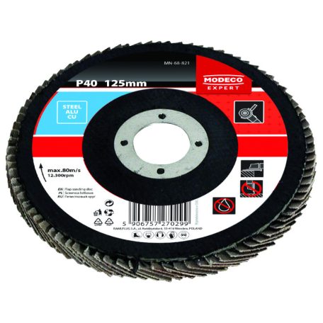 Lamellás csiszolókorong 125/P60