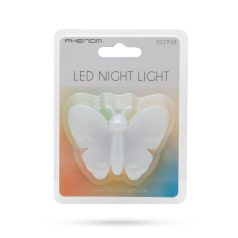Színes LED irányfény - Pillangó alakú