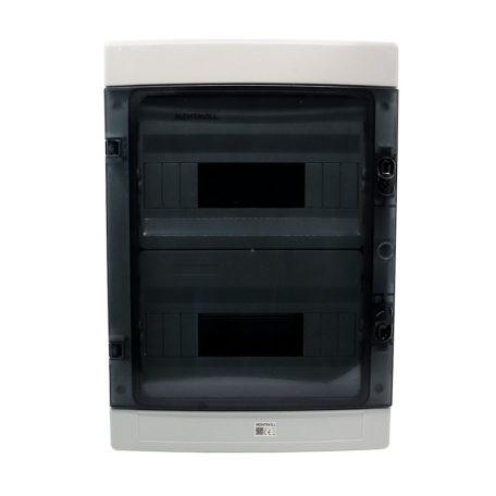 Ipari elosztó falon kívüli 2x12m IP65 + sin