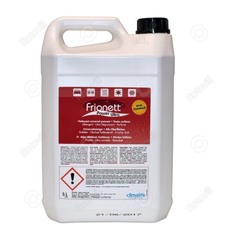 TISZTÍTÓ+FERTŐTLENÍTŐ KONCENTRÁTUM FRIONETT POWER ULTRA (kültéri egység 5L)