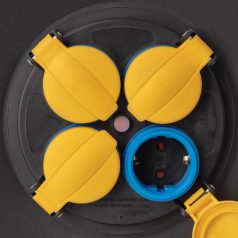 ENTAC Kábeldobos Hosszabbító 4 Foglalat IP44 40m 3G2.5