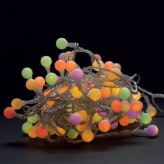 Entac Karácsonyi IP44 Fényfüzér 15mm Balls 120 LED 9m MC