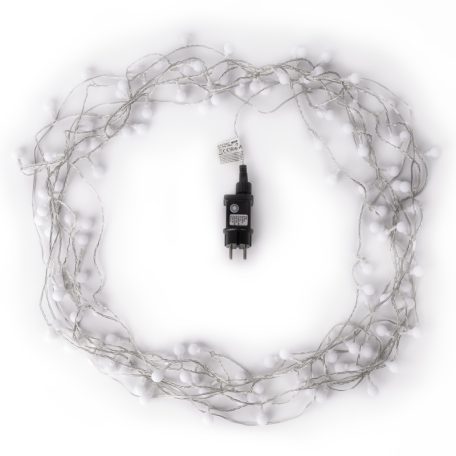 Entac Karácsonyi IP44 Fényfüzér 15mm Balls 120 LED 9m MC