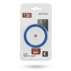 Entac Éjjeli Fény 0.5W Kör CW Kék
