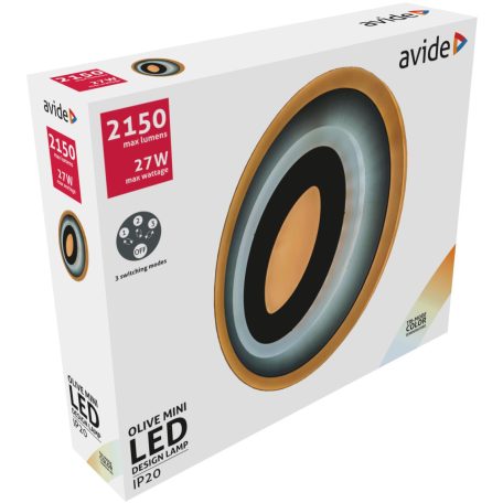Avide Fali Design Oyster Olive mini 3 kapcsolási mód 27W