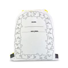   Színezhető tornazsák - 4 filccel - 33 x 27 cm ÓVODÁSOKNAK