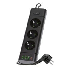 KOBI LINEA PRO XC hosszabbító 3 aljzat + usb