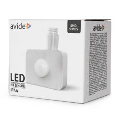 Avide LED Reflektor PIR Szenzor Fehér