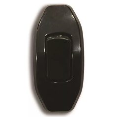 Zsinórközi fekete kapcsoló 6A 220-240V