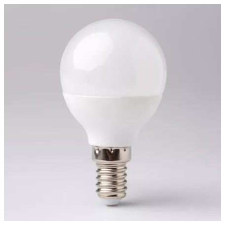 EcoLight E14-es foglalatú 10 W-os SMD LED izzó hideg fehér kisgömb