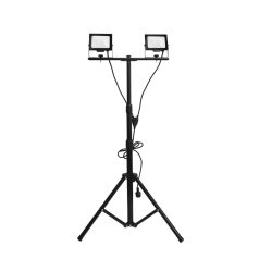   Avide LED Reflektor Slim SMD 2x30W NW 4000K 2 fej Tripoddal Opc. PIR