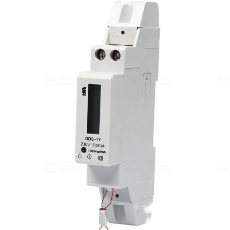 Almérő egyfázisú 5-50A, direkt mérő, digitális, DIN  sínre 321562