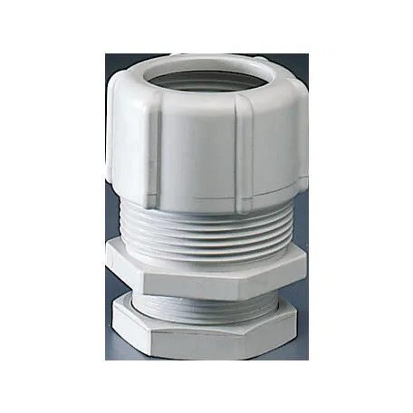 Tömszelence védőcső - doboz csatlakozó 37mm furathoz 32mm csőhöz IP66 szürke