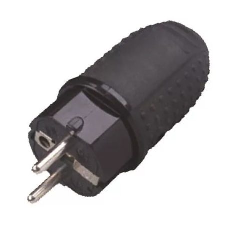 Földelt gumis dugvilla16A 220-240V IP44
