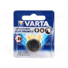   Gombelem CR2032 3V lítium CR2032 gombelem VARTA (EZÜST) 6 032 101 401