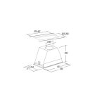 CATA - Páraelszívó GT-PLUS 45 X/M inox