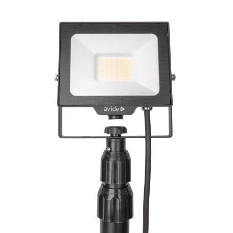 Avide LED Reflektor Slim Opc.PIR mozgásérzékelővel, SMD 30W NW 4000K 1 fej Tripoddal