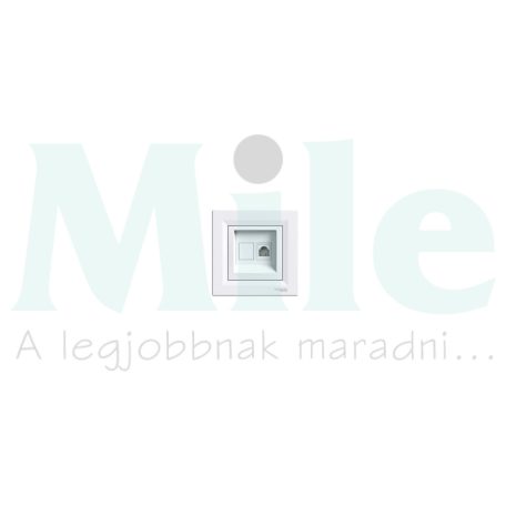 Asfora telefon csatlakozó betét teljes fedéllel RJ11 