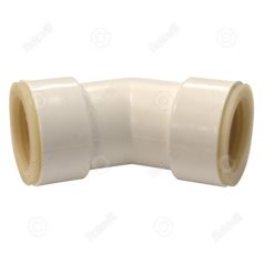 KONDENZVÍZ ELVEZETŐCSŐ KÖNYÖK 45° 20 mm (gumis)