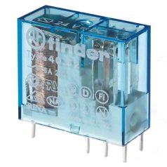   FINDER 40.52.9.012 relé 2CO(váltó) 8A 12V DC, 5mm lábkiosztás NYÁK-ba vagy foglalatba