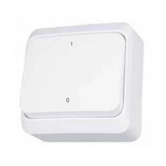 PRIMA Kétpólusú kapcsoló 10AX, fehér (102)