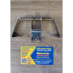   Tetővezetéktartó rugós, 8-10mm köracélhoz, kúpcserép. univ.250mm-440mm
