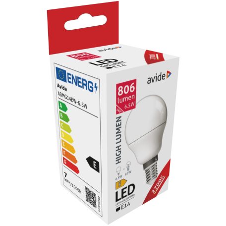 Avide LED Globe Mini G45 6.5W E14 EW 2700K