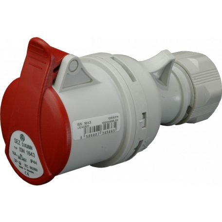 DFH-162 k09M 400V IP44 horganyzott dugvilla