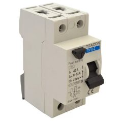   Áram-védőkapcsoló (Fi-relé) analóg 2P 20A 30mA A-típus 6kA TRACON TFG2-25030