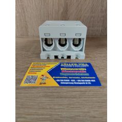 Fővezetéki elosztóblokk, 1P, Cu/Al, 3x6-95 mm2, szürke